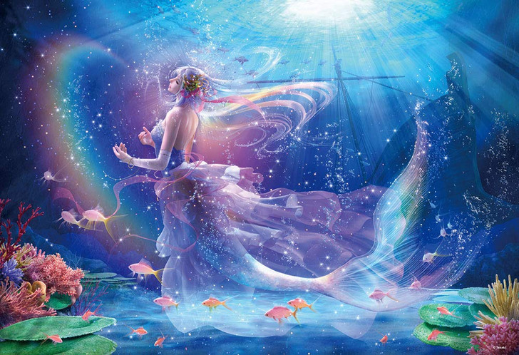 Beverly Jigsaw Puzzle M81-571 Takaki Holy Wish Mermaid (1000 S-Pieces)