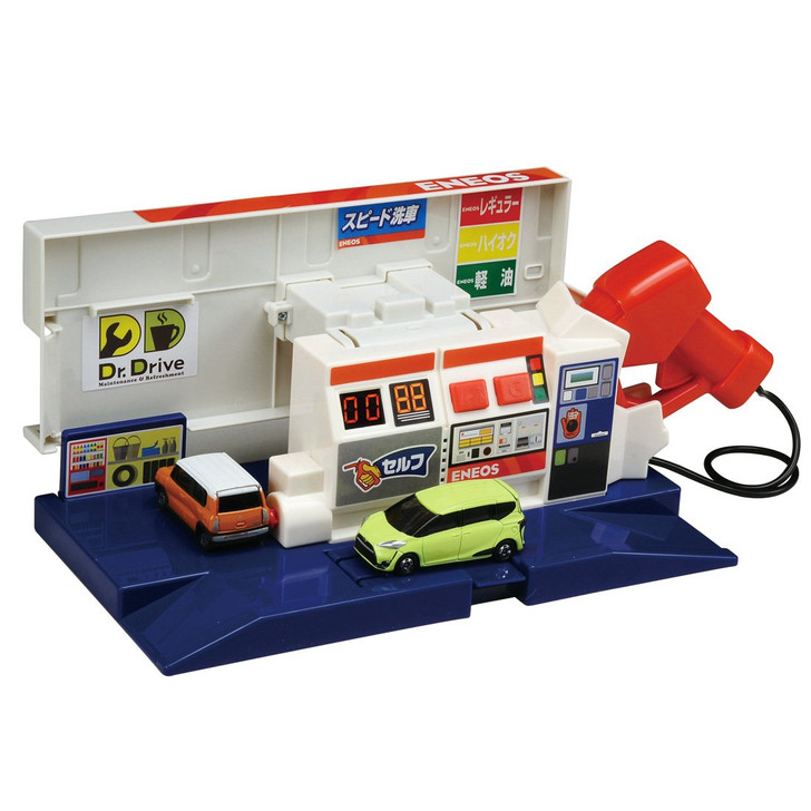 Takara Tomy Tomica Job Experience Set Full of Sounds Gas Station ENEOS New PKG (112013)