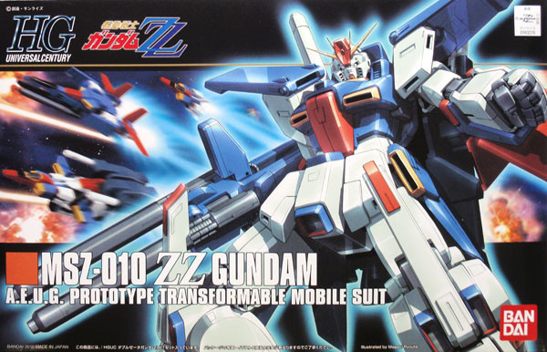 Bandai HGUC 111 Gundam MSZ-010 ZZ Gundam 1/144 Scale Kit (4573102579546)