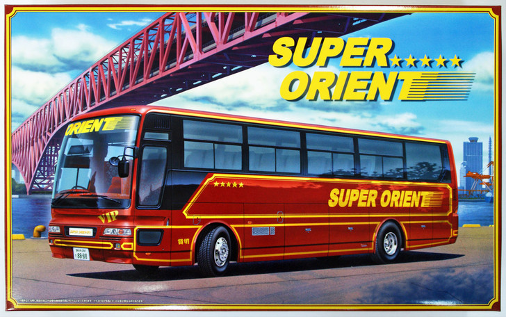 Aoshima 47286 Super Orient Japanese Bus 1/32 Scale Kit (4905083047286)
