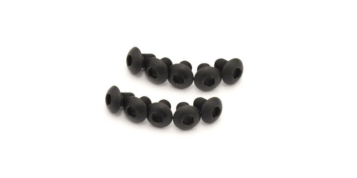 Kyosho 1-S13004H Button Screw (Hex/M3x4/10pcs)