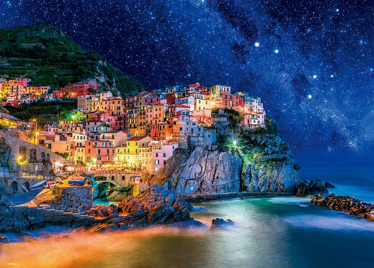 Beverly Jigsaw Puzzle 66-128 Starry Sky Cinque Terre Italy (600 Pieces)