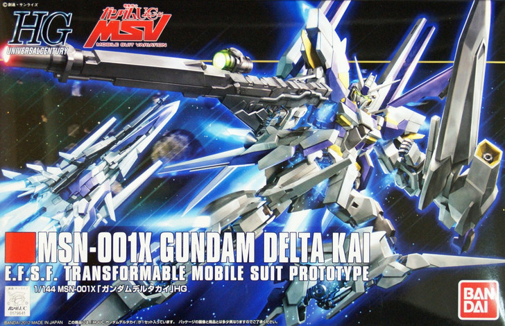 Bandai HGUC 148 Gundam MSN-001X Gundam DELTA KAI 1/144 Scale Kit (4573102606785)