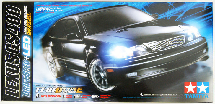 Tamiya 58432 Toyota Aristo (TT-01D Chassis Type-E) 1/10 Scale RC