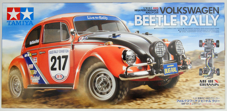 Tamiya 58650 Volkswagen Beetle Rally (MF-01X Chassis) 1/10 Scale RC Car Series No.650