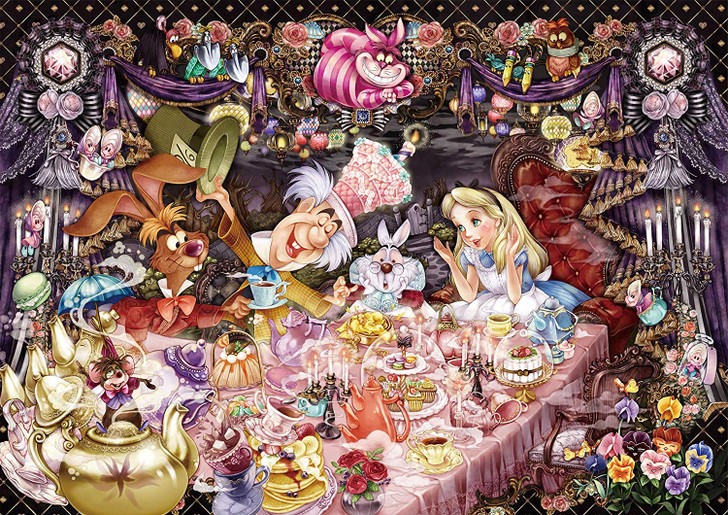 Tenyo Japan Jigsaw Puzzle DW-1000-004 Alice in Wonderland Tea Party (1000 S-Pieces)