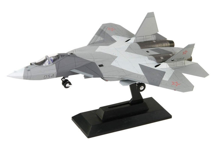 Pit-Road 1/144 Aircraft Russian Air Force Jet Fighter Su-57 Plastic Model