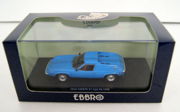 Ebbro 44204 Lotus Europa S2 Type 65 1969 Blue (Resin) 1/43 Scale (4526175442040)