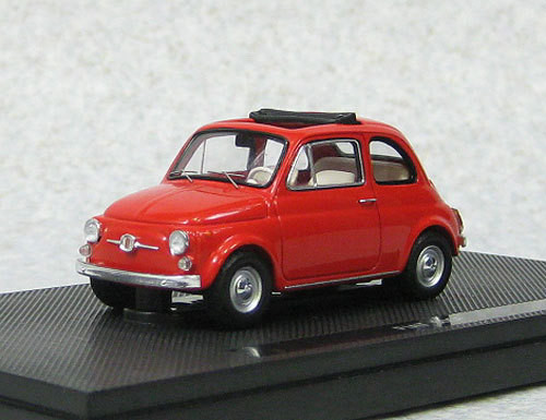Ebbro 44462 Fiat 500F 1965 Red (Resin Model) 1/43 Scale (4526175444624)