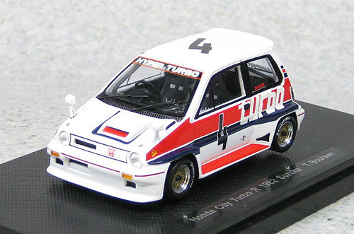 Ebbro 44472 Honda City Turbo R #4 Suzuka 1982 T.Boutsen (Resin) 1/43 Scale (4526175444723)
