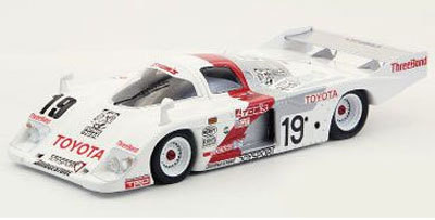 Ebbro 44482 Tom's 83C 1984 Riverside #19 White (Resin Model) 1/43 Scale (4526175444822)