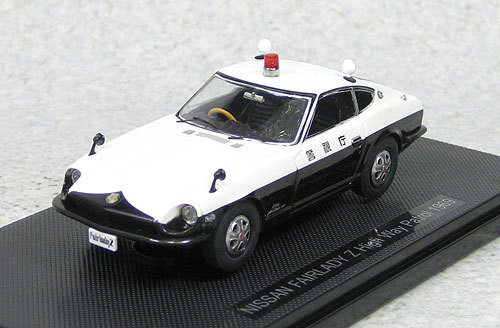 Ebbro 44495 Nissan Fairlady Z High Way Patrol 1969 1/43 Scale (4526175444952)