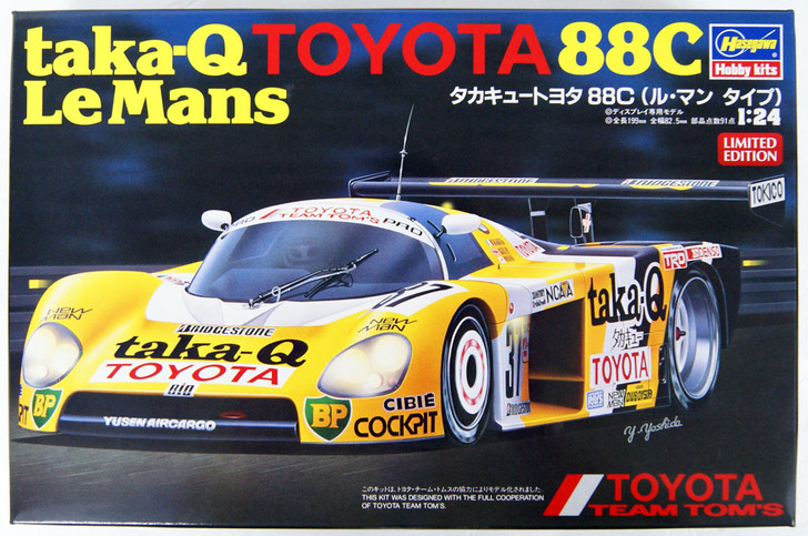 Hasegawa 20416 Taka-Q Toyota 88C (Le Mans Type) 1/24 Scale Kit