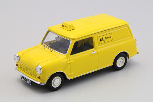 Ebbro 44562 Austin Mini Van AA (Yellow) 1/43 Scale (4526175445621)