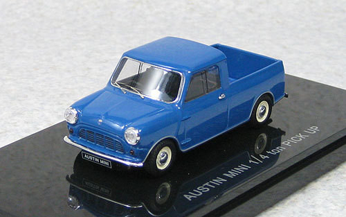 Ebbro 44564 Austin Mini 1/4 ton Pick Up 1961 (Blue) 1/43 Scale (4526175445645)
