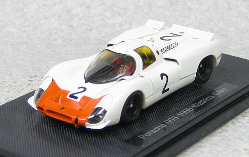 Ebbro 44599 IKUZAWA Porsche 908ST 1968 Watkins Glen #2 1/43 Scale (4526175445997)