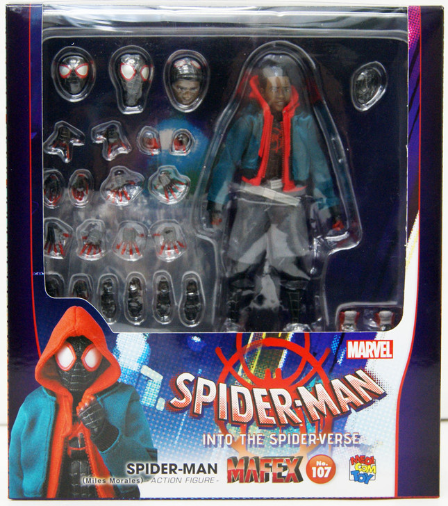 Medicom MAFEX 107 Spider-Man Figure (Miles Morales) (Into the Spider-Verse)