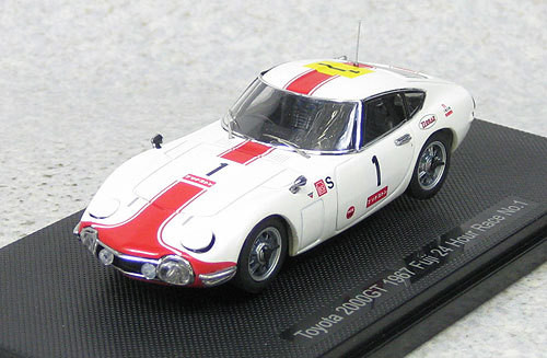 Ebbro 44627 Toyota 2000GT 1967 Japan Fuji 24H Race #1 1/43 Scale (4526175446277)