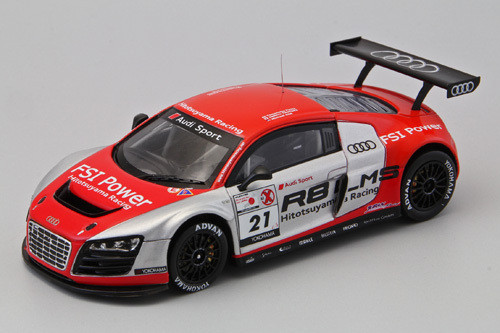 Ebbro 44630 HITOTSUYAMA RACING Audi R8 LMS 2011 (Resin Model) 1/43 Scale (4526175446307)