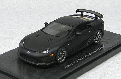 Ebbro 44640 LEXUS LFA Nurburgring Package Matt Black (Resin Model) 1/43 Scale (4526175446406)