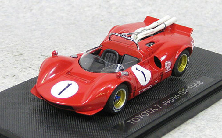 Ebbro 44701 Toyota 7 1968 Japan GP No.1 Hosoya (Red) 1/43 Scale