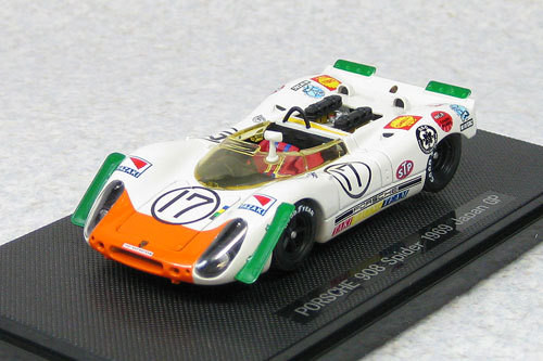 Ebbro 44711 Porsche 908 Spider Japan Grand Prix 1969 #17 1/43 Scale (4526175447113)