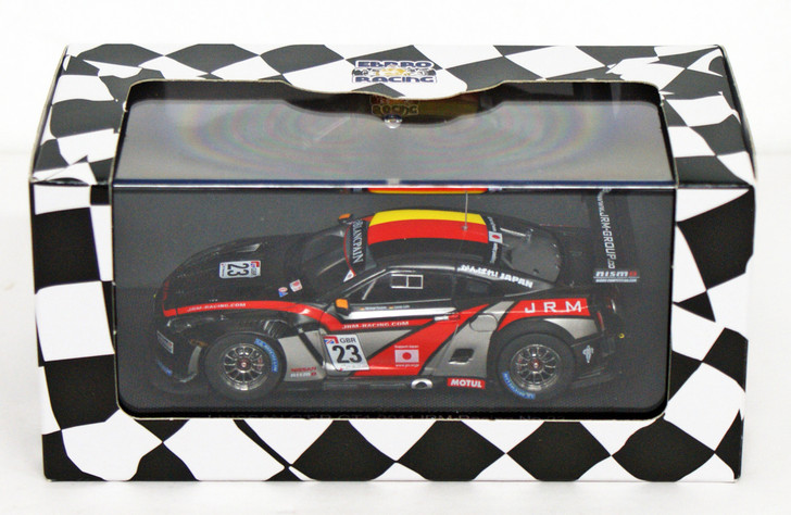 Ebbro 44713 Nissan GT-R GT1 2011 JRM Racing #23 (Black) 1/43 Scale (4526175447137)