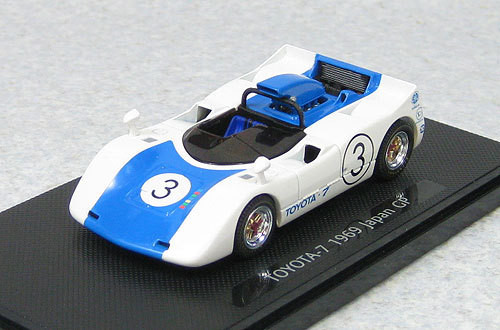 Ebbro 44719 Toyota 7 Japan Grand Prix 1969 No.3 (Blue) 1/43 Scale (4526175447199)