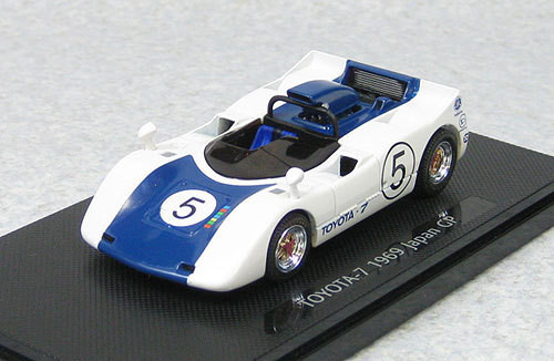 Ebbro 44720 Toyota 7 Japan Grand Prix 1969 No.5 (Blue) 1/43 Scale (4526175447205)