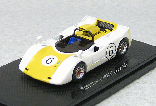 Ebbro 44721 Toyota 7 Japan Grand Prix 1969 No.6 (Yellow) 1/43 Scale (4526175447212)
