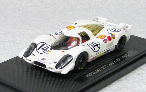 Ebbro 44728 Porsche 917 Short Tale Japan GP 1969 No.14 (White) 1/43 Scale (4526175447281)