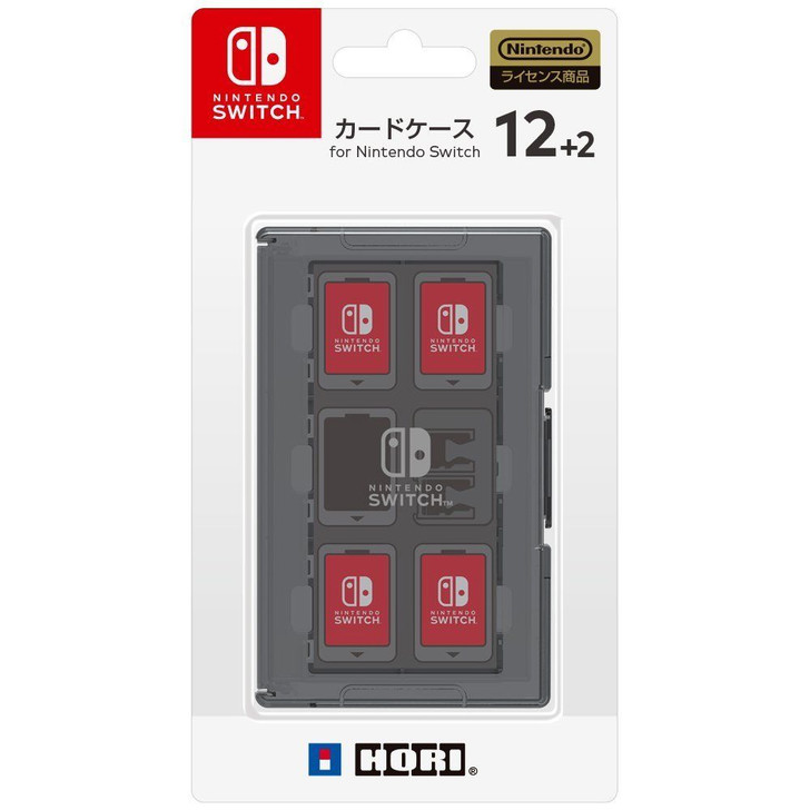 Hori Game Card Case 12+2 Black for Nintendo Switch JTK-4961818027381