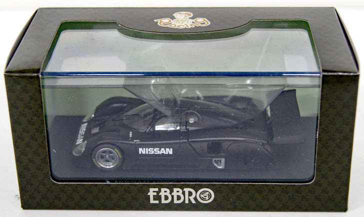 Ebbro 44790 Nissan R89C 1989 Shake Down Test Car Black 1/43 Scale (4526175447908)