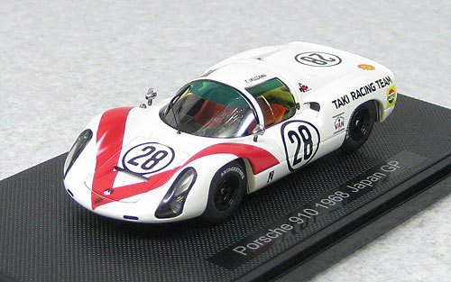 Ebbro 44791 Porsche 910 Japan GP 1968 #28 1/43 Scale (4526175447915)