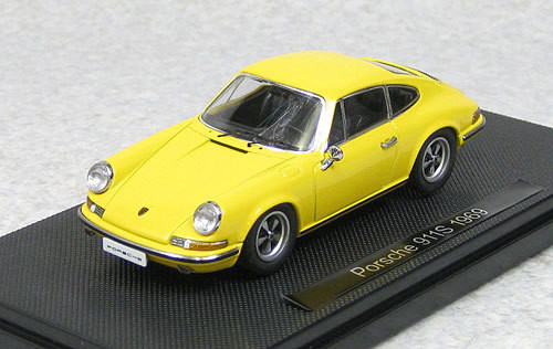 Ebbro 44793 Porsche 911S 1969 Yellow 1/43 Scale (4526175447939)