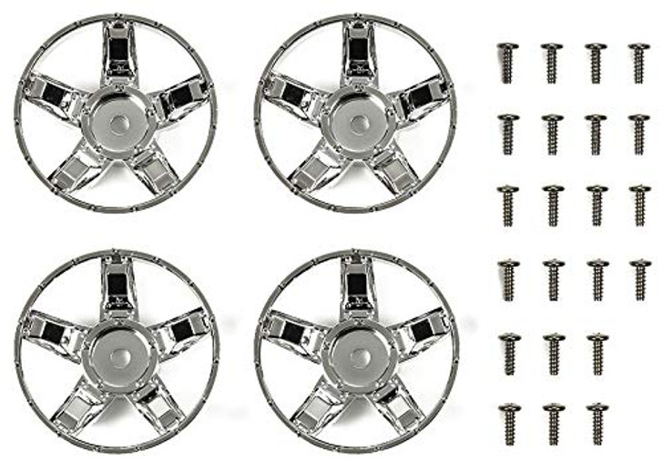 Tamiya 47409 S Parts Chrome Plated Spokes Set for WR02-CB