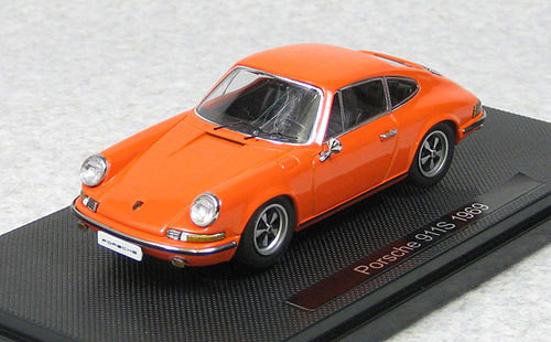 Ebbro 44796 Porsche 911S 1969 Orange 1/43 Scale (4526175447960)