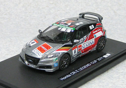 Ebbro 44798 Honda CR-Z Legend Cup 2011 #6 Kurosawa 1/43 Scale (4526175447984)