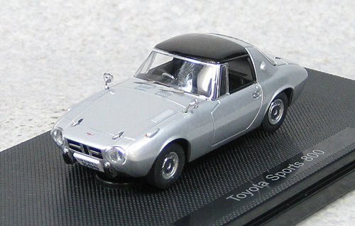 Ebbro 44800 Toyota Sports 800 (Silver/Black) 1/43 Scale (4526175448004)