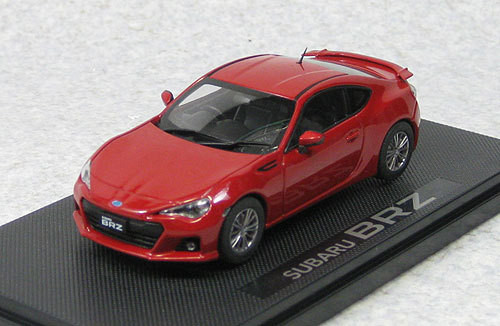 Ebbro 44804 Subaru BRZ (Red) 1/43 Scale (4526175448042)
