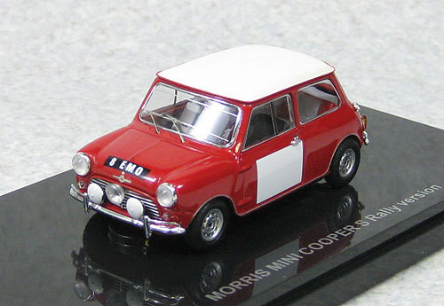Ebbro 44831 Morris Mini Cooper S Rally Version 1/43 Scale (4526175448318)