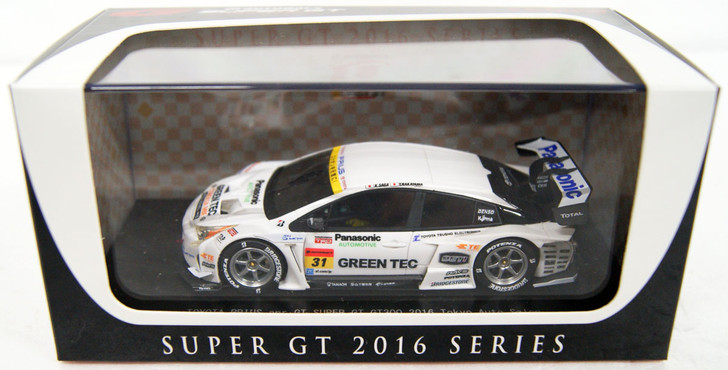 Ebbro 45412 TOYOTA PRIUS apr GT GT300 Tokyo Auto Salon No.31 (White) 1/43  Scale