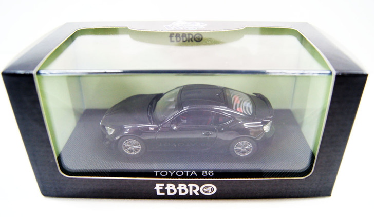 Ebbro 44844 Toyota 86 (Black) 1/43 Scale (4526175448448)