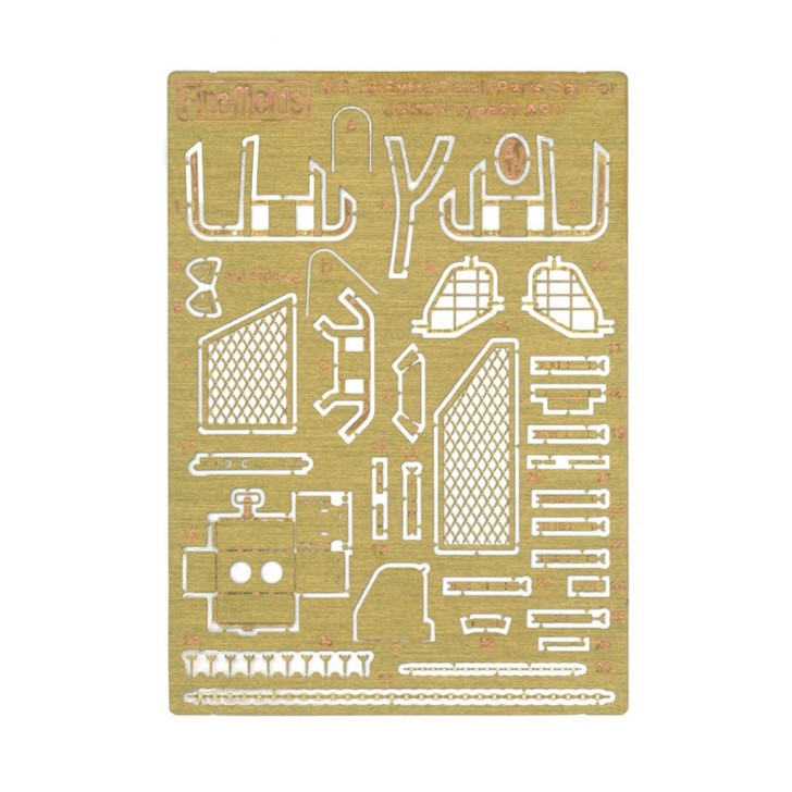 Fine Molds MG-76 Extra Detail Set for JGSDF Type 60 APC 1/35 Scale Photo-Etched Parts (4536318370765)