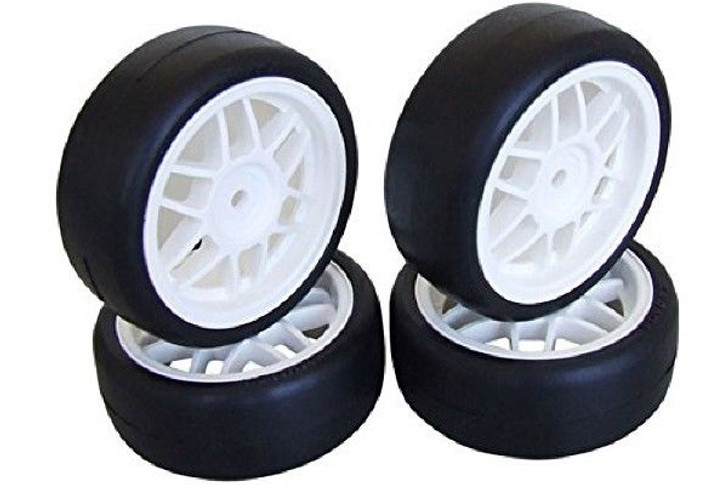 Kawada RC CT41A201 Complete Slick Tire Km20/Mesh Wheel