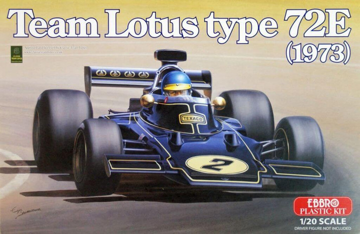 Ebbro 20003 Team Lotus type 72E (1973) 1/20 Scale plastic model Kit
