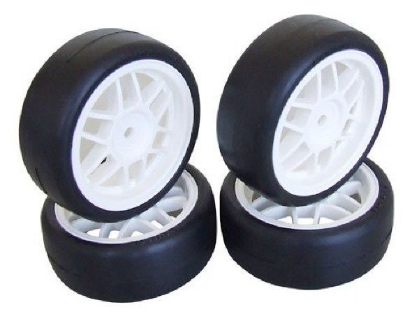 Kawada RC CT41A241 Complete Slick Tire Km24/Mesh Wheel