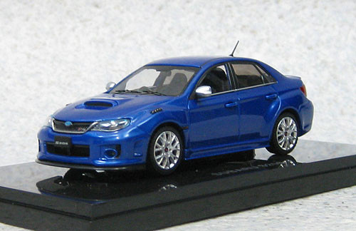 Ebbro 44781 Subaru Impreza WRX STi S206 (WR Blue) 1/43 Scale (4526175447816)