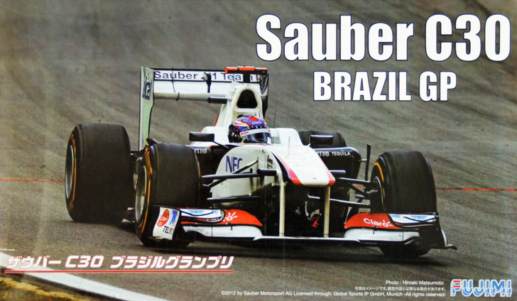 Fujimi GP45 F1 Sauber C30 Brazil GP 2011 with engine 1/20 Scale Kit (4968728091419)