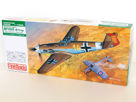 Fine Molds FL5 German Messerschmitt Bf 109 F-4 1/72 Scale Kit (4536318750055)